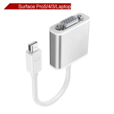 Mini DP To HDMI 4K VGA DVI Adapter For Microsoft Surface Pro 6 5 4 Laptop 2/1 - Image 1 of 4
