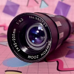 Lente Tamron Zoom 95-205 mm F6,3 con montaje en T, buen estado de funcionamiento, excelente óptica - Imagen 1 de 5
