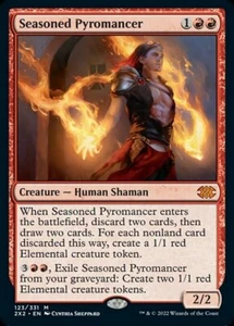 MTG SEASONED PYROMANCER EXC - PIROMANTE NAVIGATO - 2X2 - MAGIC - Picture 1 of 1
