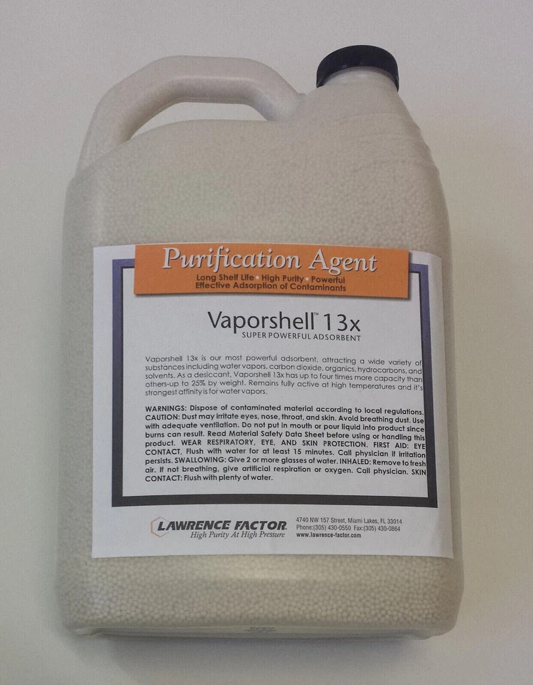 Medios filtrantes compresores SCUBA - Tamiz molecular, carbón activado, hopcalita Foto 1 de 1