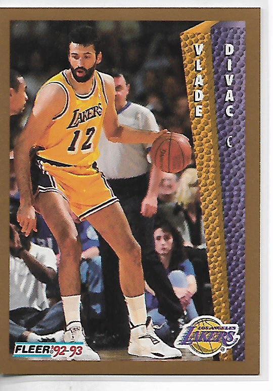 1992-93 Fleer Vlade Divac Card - Image 1 of 1