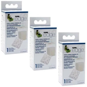 Sparpack für Edge Filter = 3 x Nachfüllset Fluval Schaumstoff und Biomax A1389 - Bild 1 von 2