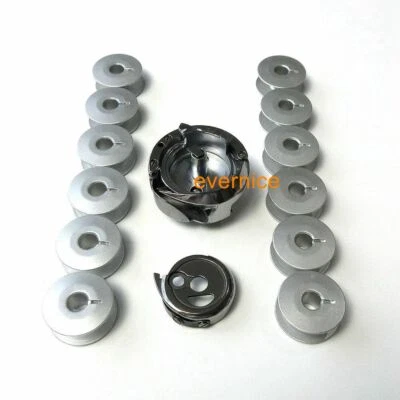 Hook +Bobbin Case Cap +10 Bobbins #91-119767-91 For Pfaff 471-493 Seiko Taking - Image 1 of 3