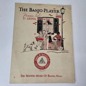 “The Banjo-Player” (1932) Spartiti Vintage di Leota Stilwell - Foto 1 di 10