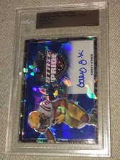 COREY KINER 2022 Leaf Metal Autograph Snake Proof #1/1 CINCINNATI BEARCATS LSU