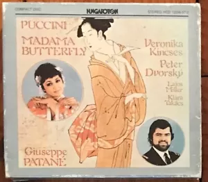 PUCCINI "MADAMA BUTTERFLY" 1981 HUNGAROTON 2 CDS KINCSES TAKACS DVORSKY, PATANE - Foto 1 di 1