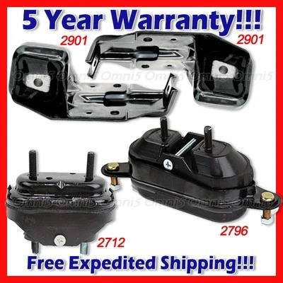 L777 se adapta a: Pontiac Grand Prix 1994-2003 3,1 L motor y conjunto de montaje de transmisión 4 piezas Foto 1 de 4