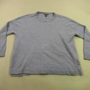 Eileen Fisher Sweater Womens Large Long Sleeve Crew Neck Outdoors Casual Blue - Picture 1 of 11