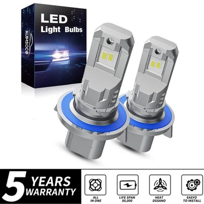 For Jeep Wrangler Sport Utility 2011-2018 LED Headlights Bulbs Hi-Lo Beam 10000K - Image 1 of 4