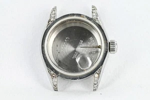 Rolex Ladies Datejust 69173 Wristwatch case with afterset Diamond Shoulders 1987 - Picture 1 of 16