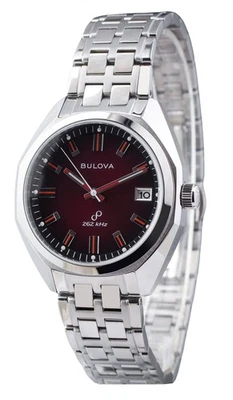 Bulova Precisionist Jet Star Classic Stainless Steel Quartz 96B401 Mens Watch - image 1 of 3