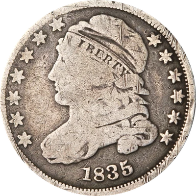 Монета номиналом 10 центов 1835 - Изображение 1 из 2