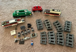 LEGO City RC Zug Personenzug 7897 & Cargo Train Deluxe 7898 Set gebraucht wie abgebildet - Bild 1 von 11