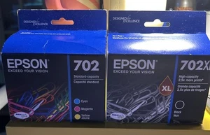 Epson 702XL/702 Tintenset - Original Epson Ablaufdatum - 2027. - Bild 1 von 2