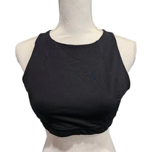 Lululemon Free To Be Serene Bra High Neck Black Size 10 - Picture 1 of 7