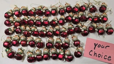 Ganz Jingle Bell GIRL Snowman Christmas Ornament Name Pre-Personalized -*CHOICE* - Image 1 of 4