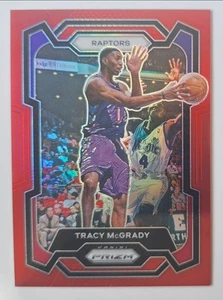 2023-24 Panini Prizm TRACY McGRADY Red Prizms Refractor/299 SP #196 MT Raptors - Imagen 1 de 4