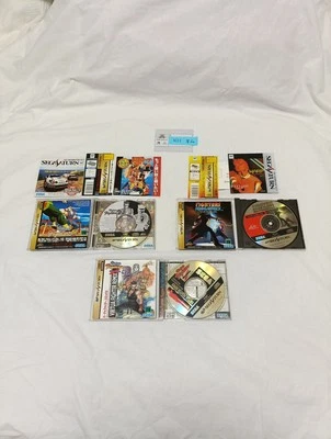 Virtua Fighter 2 & MEGAMiX & Remix Sega Saturn Japan obi reg card CIB lot 3 Set - Image 1 of 4