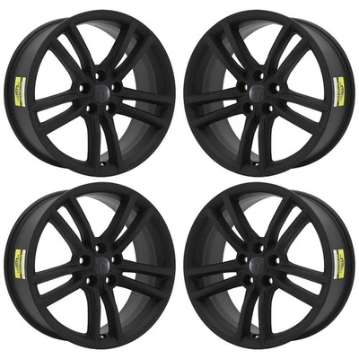 19" Tesla Model S  Satin Black Wheels Rims Factory OEM 98910 2012-2019 Set - Image 1 of 3