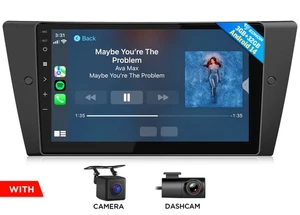For BMW E90-93 3 Series M3 9" Android 14 Car Stereo Radio Carplay 3+32G GPS WiFi - Picture 1 of 22