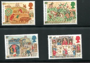 GREAT BRITAIN SCOTT #1145-1148 MNH DOOMSDAY BOOK - Bild 1 von 1