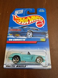 Corvette Collector #780 1997 Hot Wheels - azul claro 58 - Imagen 1 de 2