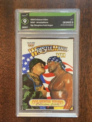 Video WrestleMania VII 7 1993 WWF Coliseum Hulk Hogan Sgt Slaughter Wrestling Foto 1 de 2
