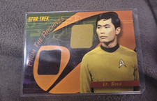 Star Trek 40th Anniversary From the Archives Dual Relic Costume Card C6 Lt Sulu
