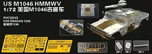 Flyhawk 1/72 FH-72013 Photo-Etched for Modern US M1046 HMMWV Light Armored Car - Picture 1 of 1