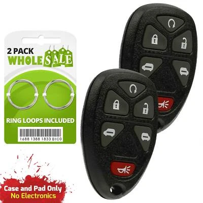 2 For 2005 2006 2007 Saturn Relay Buick Terraza Car Key Fob Remote Shell Case Foto 1 de 3