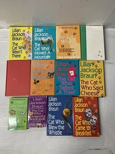 (x12)-Lillian Jackson Braun Books Cat Who Series Very Good Mostly Hardcover-2 PB - Picture 1 of 6
