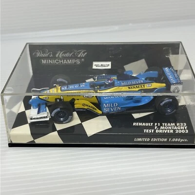 MINICHAMPS 1/43 Renault F1 Team R23 F.  Montagny Test #44 Mild Seven 400030134 - Image 1 of 2