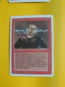 Überspannung. Enchantment überarbeitet. Alter Vintage. Magic the Gathering Karte. - Bild 1 von 6