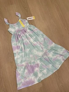 NWT 32 DEGREES Cool Youth Girl's Smocked Maxi Summer Dress Size S (7/8) - Picture 1 of 7