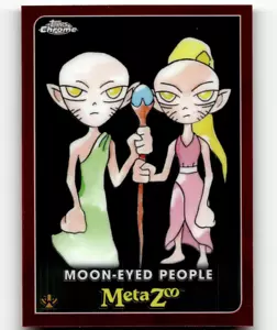 Base - MetaZoo Moon-Eyed People Topps Chrome Series 0 #44 Bronze - Picture 1 of 2