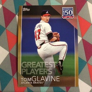 #56 Tom Glavine braves 5x7 - 05/10 made Gold 2019 Topps 150 anni di grandezza - Foto 1 di 2