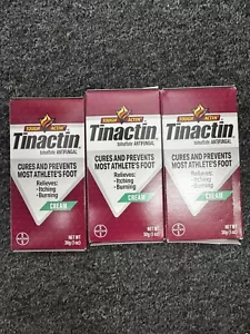 3 Pack Tinactin Athlete's Foot Treatment Antifungal Cream Exp 05/2025 - Picture 1 of 3