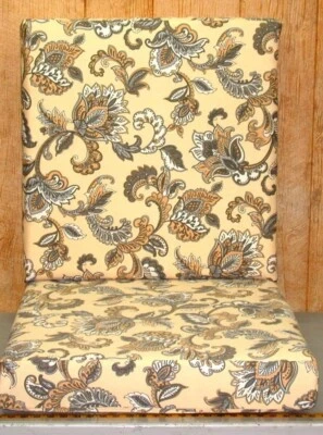 Juego de 2 sillas de asiento profundo para exteriores ~ Edimburgo ~ 24x24x5 / 24x24x5 NUEVO Foto 1 de 2