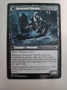 MTG Graveyard Trespasser/Glutton Innistrad: Midnight Hunt 104/277 regular raro - Imagen 1 de 2
