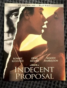 Indecent Proposal Kino Lorber 4K slipcover ONLY, No Case Or Movie - Imagen 1 de 4