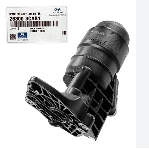 Genuine Engine Complete Assy Oil Filter Housing 263003CAB1 2010-2018 Kia Sorento - Imagem 1 de 1