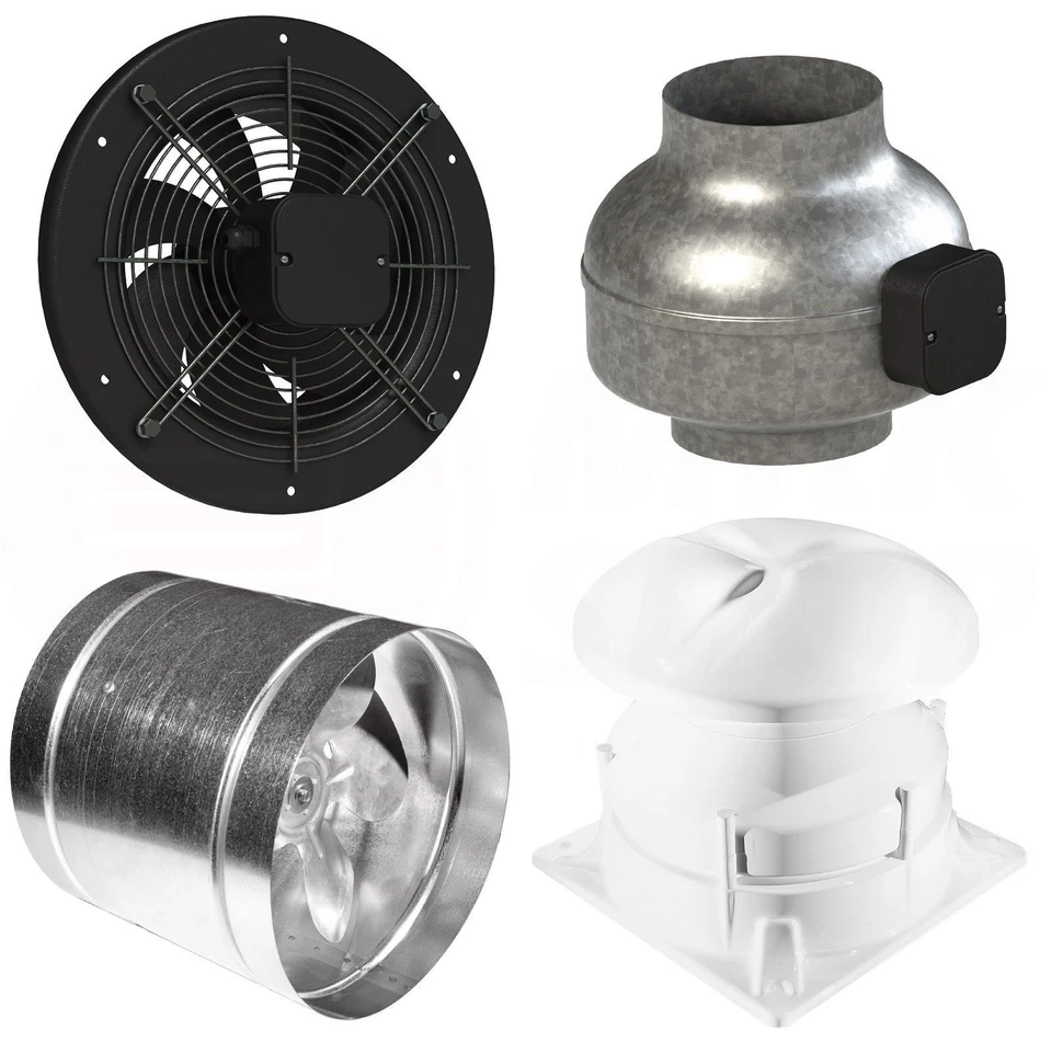 MKK Axial Radial Ventilator Industrielüfter Zuluft Abluft Absagung Wand Rohr Lüfter
