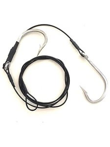Ganci per squali acciaio inox rig doppi attrezzi 12/0 - Foto 1 di 4