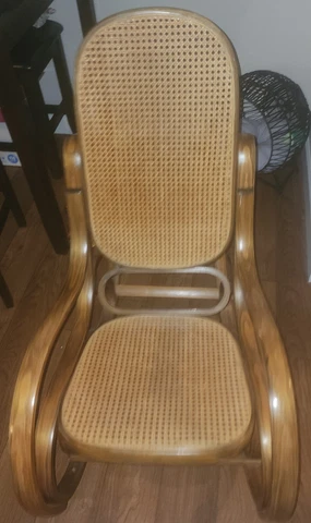 Bentwood Rocking Chair - Cane Back Chair -Great Vintage Condition Cover