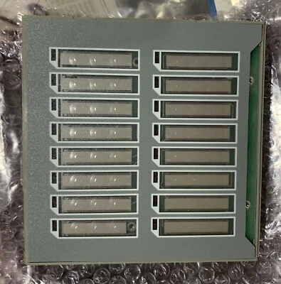 Foxboro Invensys I/A series P0600TA DISCONTINUED ANNUNCIATOR KEYPAD Rev E - Image 1 of 3