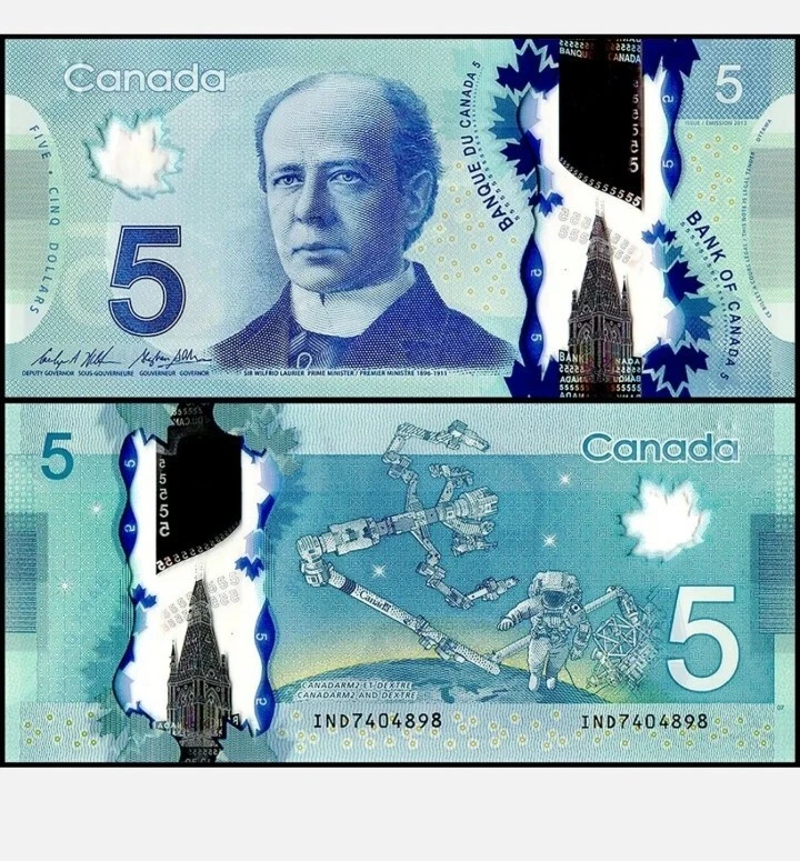Canada UNC Note 5 Dollars 2013 NV368 - Image 1 of 1