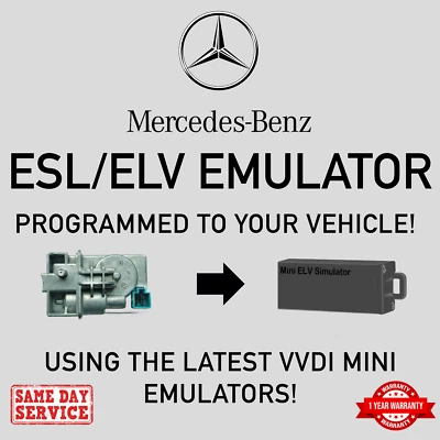 梅赛德斯-奔驰转向锁 ESL ELV 仿真器 + 编程 W204 W207 W212 — 第 1/3 张图片