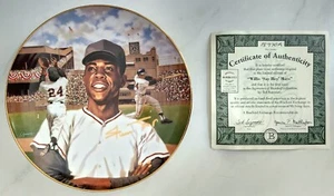 Willie "Say Hey" Mays 1994 Bradford Exchange Plate ⚾️NY Giants Limited Edition - Bild 1 von 5