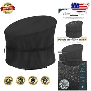 47” Waterproof Saucer Chair Cover – Heavy Duty Protection for Outdoor Furniture - Picture 1 of 9