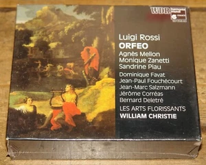 WILLIAM CHRISTIE LUIGI ROSSI ORFEO HARMONIA MUNDI 3x CD FACTORY SEALED MINT - Picture 1 of 3